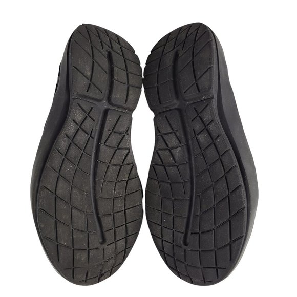 OOFOS Men's OOmg Fibre Low Shoe 12 EU 45 Black Stretch Recovery Comfort Washable - Picture 8 of 8